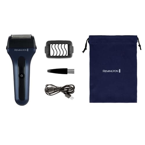Remington Rasoir à grille électrique F7 (3 grilles flexibles de rasage pour poils longs et courts, rasage rapide et doux, humide et sec, 100% étanche, tondeuse précision, batterie lithium) F7000