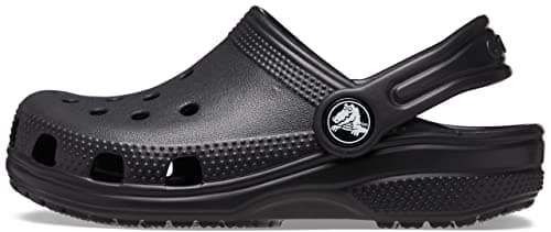 Crocs Unisexe Enfant Classic Clog T Sabots, Black, 25/26 EU