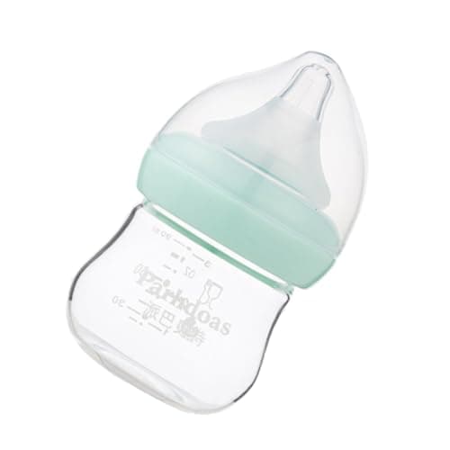 GLSTOY Biberon En Verre Pour Bébé Biberon Anti Colique Bébé Allaité Biberon D'allaitement Biberons De Lait Maman Biberons Nouveau-né Entraîneur De Bébé Buvant Un Verre