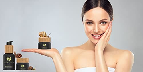 Lumalux COMBOPACK soins pour le visage - serum acide hyaluronique 98% de bave d’escargot 50ml et crème bave d'escargot BIO à 75% 50ml - Acide Hyaluronique, Aloe Vera, Vitamine E