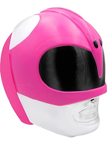 Funidelia | Casque Power Ranger Rose adulte pour femme Super héros, Dessins Animés - Accesoires pour Adultes, accessoire pour déguisement - Rose