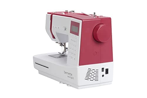Bernette Sew&GO8 Machine à coudre ordinateur avec 197 programmes de couture, bras libre, écran multifonction, couture, patchwork, matelassage, White