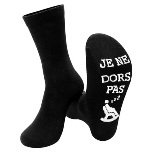 Chaussettes Unisexe Rigolotes Humour Coton Fantaisie 39-46,Un Cadeau Original Pour Anniversaire, Noël et La Saint