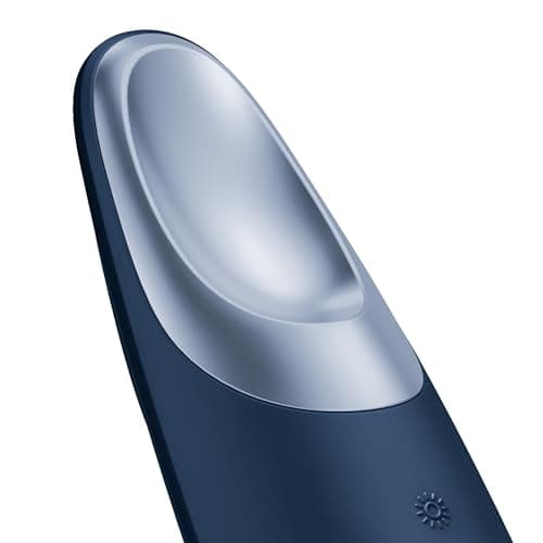 GESKE | SmartAppGuidedTM Warm & Cool Eye Energizer | 6 in 1 | Masseur oculaire | Masseur anti-cernes | Supprimer les poches sous les yeux et les paupières tombantes | Massage électrique des yeux