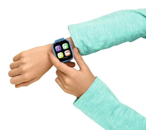 Lexibook Lexibook-DMW070D, Disney Stitch, Montre Selfie, Écran Tactile HD, Appareil Photo 720p, Lecteur MP3, Haut-Parleur intégré, Dictaphone, Podomètre, 5 Jeux, DMW070D, Bleu