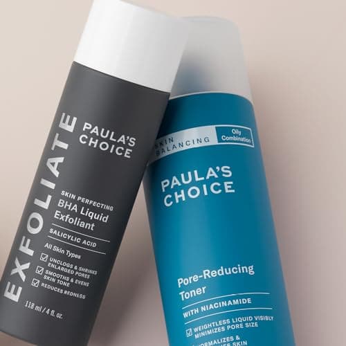 Paula's Choice RESTAURER + CLAIR - SKIN BALANCING Lotion Tonique Visage & SKIN PERFECTING 2% BHA Lotion Exfoliant -Reduire les Pores et aux Points Noirs - Acide Salicylique - Peaux Mixtes à Grasses