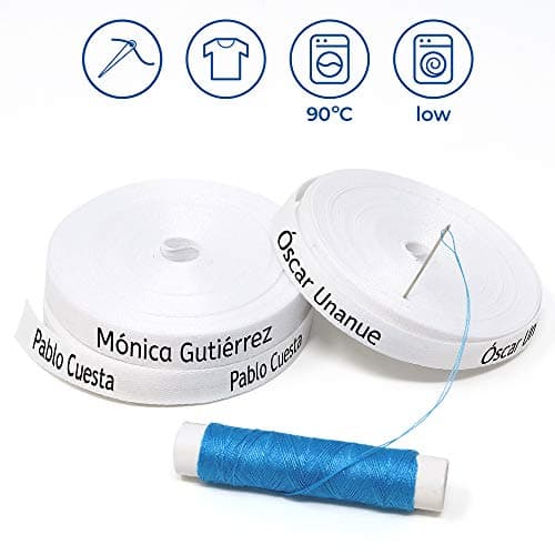 36 Étiquettes vêtements à coudre. Étiquettes personnalisées tissées pour le nom. Conçu pour les enfants,et pour la maison de retraite.