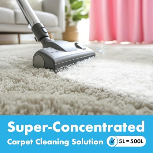 Dirtbusters Nettoyant Désodorisant Professionnel Concentré 3 en 1 pour Tapis Tissus - Neutraliseur d’Odeur, Parfum Huiles Essentielles, Shampooing des Moquette Machines Lavant par Extraction, 5L
