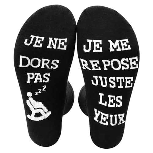 Chaussettes Unisexe Rigolotes Humour Coton Fantaisie 39-46,Un Cadeau Original Pour Anniversaire, Noël et La Saint