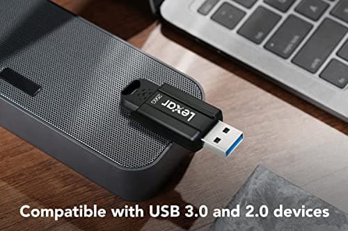 Lexar JumpDrive S80 Clé USB 32 Go, Cle USB 3.2, Jusqu'à 130 Mo/s en Lecture, Mémoire Stick, JumpDrive pour Ordinateur Portable/PC/Voiture (LJDS080032G-BNBAG)