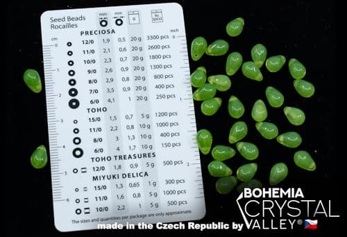 120+ Bead Kit of 6x9mm Pendant Drop Beads - Teardrop Glass Beads for Jewelry Making Set in 4 Opal Colors: White, Pink, Dark Pink, Grass Green