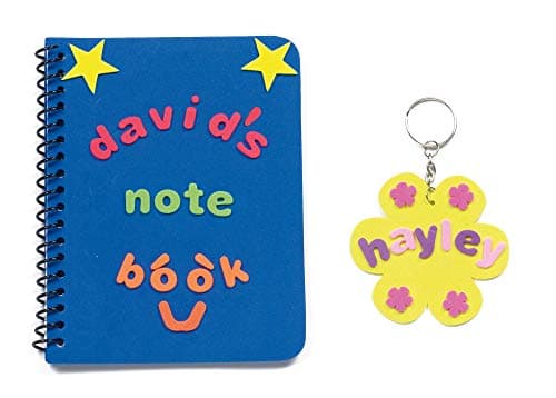 Baker Ross Lettres minuscules de l'alphabet en mousse autocollantes (lot de 1100) - Matériel créatif pour enfants et adultes
