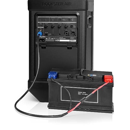 Teufel Rockster Air 2 - Enceinte Bluetooth Portable pour évènements - Jusqu'à 58 Heures de Batterie - Batterie Interchangeable - Fonction Banque d'alimentation