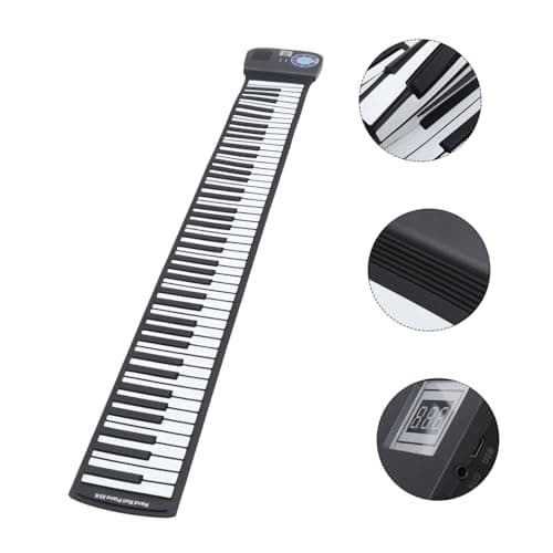 1 PC 88 Rouleau Rouleau À Main Piano Électronique Mini Pour Enfants Clavier De Piano Électrique Pour Enfants Piano Pliant Enfants Clavier Silicone Clavier Piano Piano Roulé À La TOGEVAL