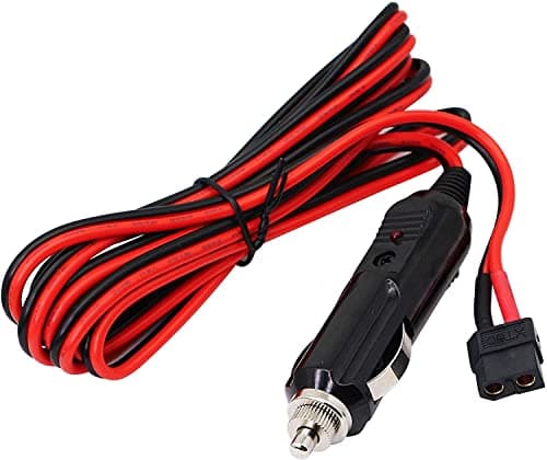SinLoon Câble Allume-Cigare vers XT60 de 2 m, câble Allume-Cigare mâle vers XT60 Femelle pour onduleur de Voiture, gonfleur de Pneu, Pompe à air