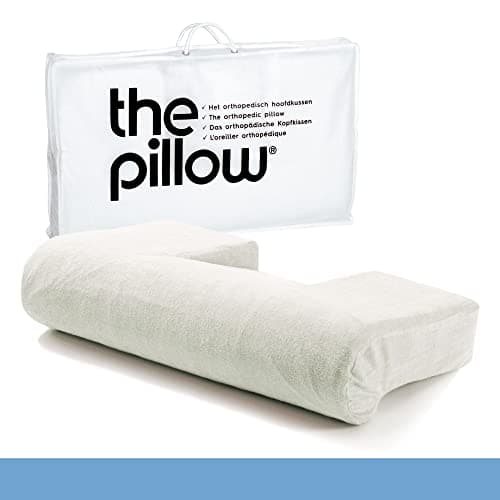 THE PILLOW Oreiller Ergonomique Cervical - Oreiller cervicales - Coussin Cervical - Coussin Ergonomique Cervical - Pillow - Plus De Comfort Doux - Housse De Coussin en Velours Incluse