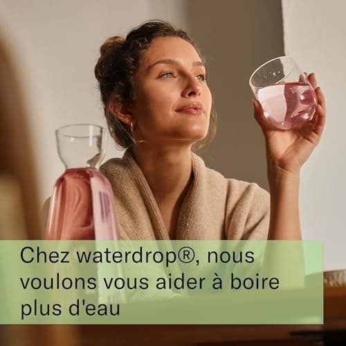 waterdrop® Microdrink Coffret Tropical | 48 waterdrop boisson en cube effervescente | 4 saveurs Avec Thé Glacé CITRON | Extraits naturels de fruits et de plantes | Eau aromatisée en pastille