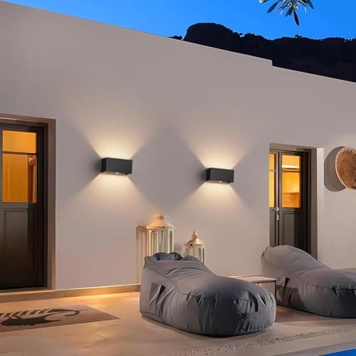 Klighten 1PCS 18W Applique Murale Extérieur avec Détecteur de Mouvement IP54 Éclairage Mural Intérieur avec Angle de Faisceau Réglable, avec Ampoule LED G9 Remplaçable Lampe,3000K (Noir)