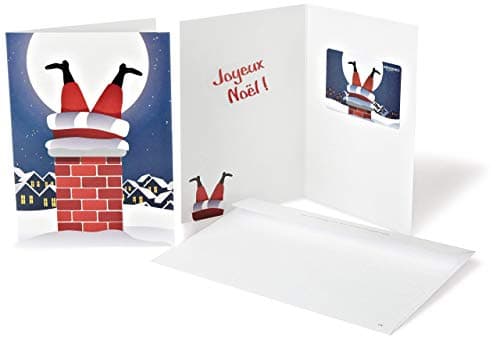 Carte cadeau Amazon.fr - Dans une carte de vœux Père Noël Coincé
