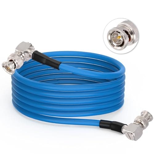 Superbat Câble BNC 2m Câble 3G/6G/12G SDI Belden 1694A Câble BNC 75Ohm Mâle à Mâle pour Camera Surveillance Équipements Vidéo Supporte HD-SDI/4K/8K Câble Vidéo de Précision (1 pièce)