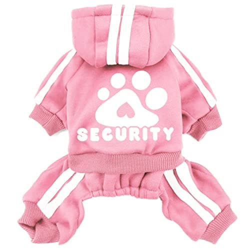 Dolahovy Sweat à Capuche pour Chien Vêtements pour Animaux de Compagnie Pulls pour Chiots Automne Wiver Polaire Chiens Veste Manteaux pour Chihuahua Teddy Petits Chiens Taille Moyenne Chats