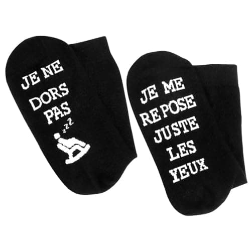 Chaussettes Unisexe Rigolotes Humour Coton Fantaisie 39-46,Un Cadeau Original Pour Anniversaire, Noël et La Saint