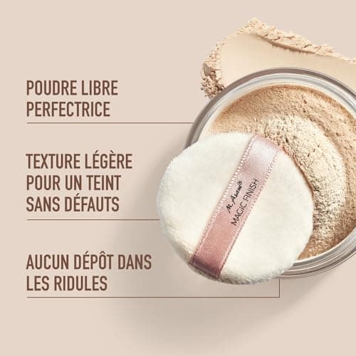 M. Asam Magic Finish Setting Powder Final Touch Bare Skin (15g) - Poudre Libre Fixatrice Perfectionnante Pour Un Maquillage Parfait, Avec Acide Hyaluronique, Make Up à la Texture Légère