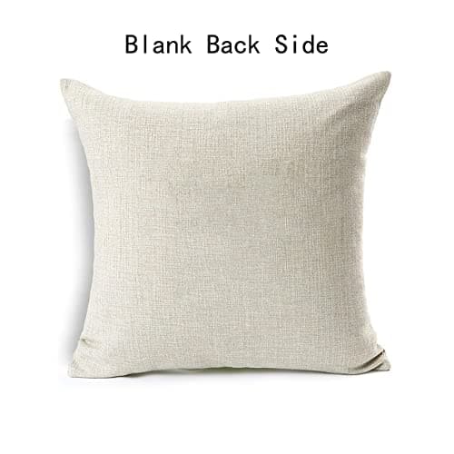 OCEUMACO Housse de Coussin 40x40 Ginkgo Feuilles Dorées Tropical Décoratif Housses Coussins pour Canapé Chaise Salon Lot de 4 Jungle Doré Bleu Canard Taie d'oreiller en Lin Scandinave - Or