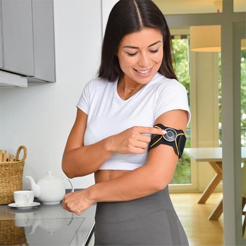 Bodify Ceinture Bras et Jambes Pro - 2 en 1 Entraînement EMS - Électrostimulation Musculaire - Renforcement Ciblé de Vos Muscles - Unisexe - L’Original