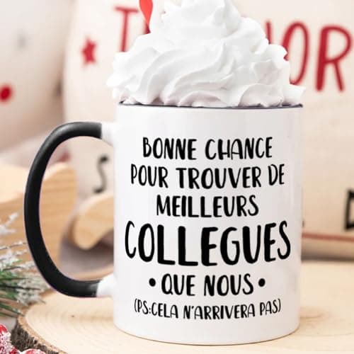 Fatbaby Mug Idée Cadeau Départ Original Collègue De Travail - Tasse Homme, retraite Collègue Femme, Chef, Stagiaire, Départ Retraite, Merci, Remerciement - Humour, Drôle, Rigolo