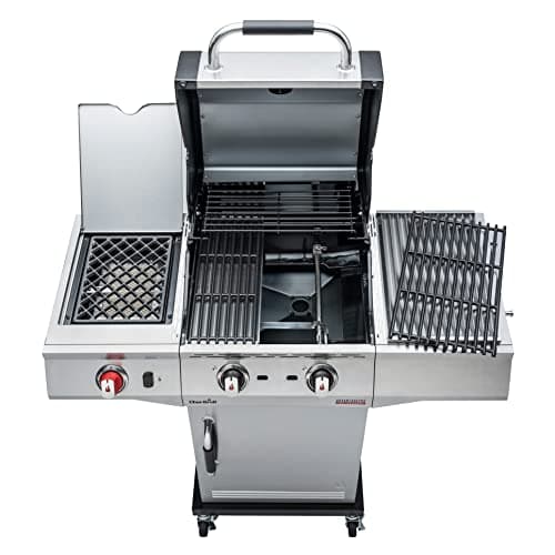 Char-Broil Advantage PRO S 2 - Barbecue à gaz à 2 Brûleurs, avec TRU-Infrared Technology et Brûleur Sear 900 °C Acier Inoxydable