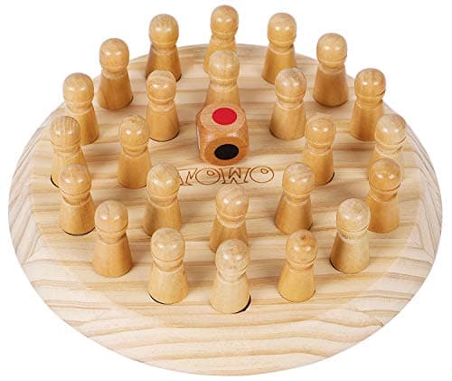 Toys of Wood Oxford Jeux de mémoire en Bois pour Enfants et Adultes - Jeux de société familiaux pour Enfants et Adultes - Jeux de logique en Bois pour 3 Ans - Jouets éducatifs en Bois