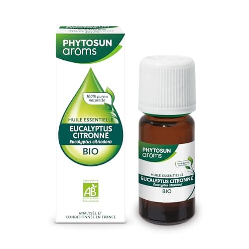 PHYTOSUN AROMS - Huile Essentielles Eucalyptus Citronné BIO - 100% pure et naturelle - 10 ml