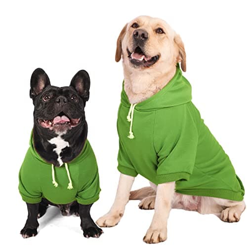 Furryilla Vêtements pour Chien, Sweat à Capuche pour Chien avec Trou pour Laisse pour Chiens de Taille Moyenne à Grande