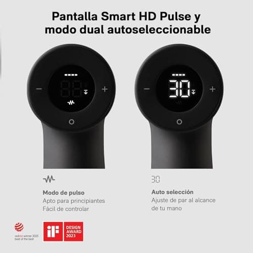 HOTO Perceuse Visseuse sans Fil Brushless 12V, Ecran d'Affichage LED, 2 Modes, 30 Nm, 30 Vitesses, 2.0Ah Batterie, 1400 tr/min, Charge Type-C, 10 x Embouts de Tournevis et 8 x Forets