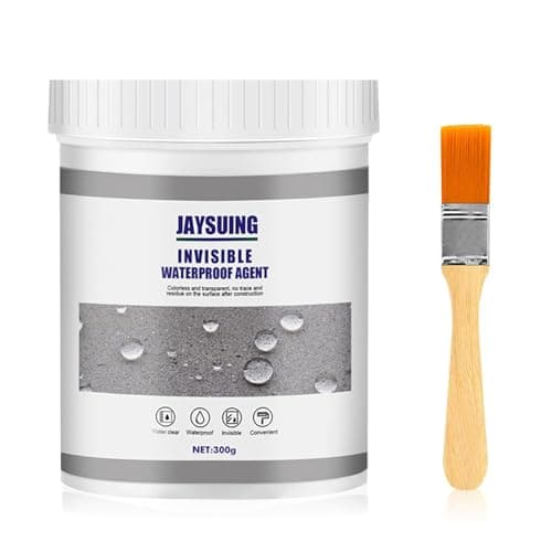 300g Liquide Étanchéité Transparent Avec Brosse, Agent Anti-Fuite Étanche,Invisible Waterproof Sealant,Waterproof Anti-Leakage Agent,Réparation des Murs,Pour Toilettes,Carrelage,Murs,Toit(B)