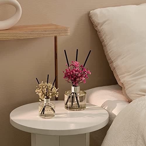 COCODOR Diffuseur à roseaux de Fleurs Conservées/Belle Pivoine (Lovely Peony) / 200ml / Parfum Ambiance, Diffuseur Parfum Maison, Cadeau pour Femmes, Cadeau Fête des Mères