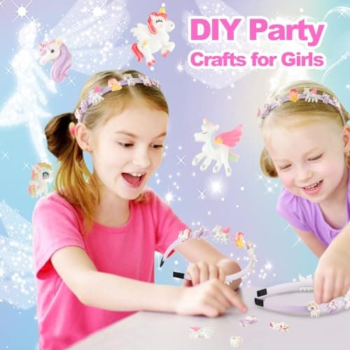 Cadeau Fille Jouet Fille 6-12 Ans Serre Tete Kit Bricolage Enfant, Calendrier De L'Avent Idee Cadeau Noel Rigolo Accessoire Cheveux Fille, Cadeau Anniversaire Licorne Jeu Loisir Creatif Jeux Enfant