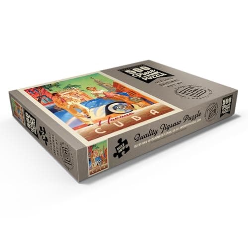 MyPuzzle Cuba : Ombre De La Havane, Poster Vintage - Premium 500 Pièces Puzzle - Collection spéciale MyPuzzle de Anderson Design Group