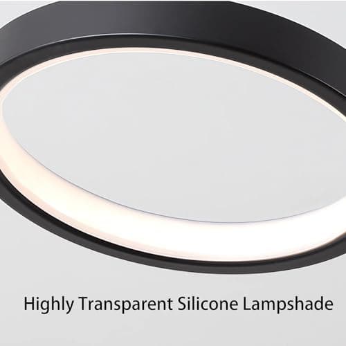 QYSMGS Plafonnier à Led Plafonnier noir et or Plafonnier affleurant Plafonniers Salon Lampes de plafond modernes pour chambre à coucher Dimmable Lustres acryliques créatifs Plafonnier (4+4 têtes)