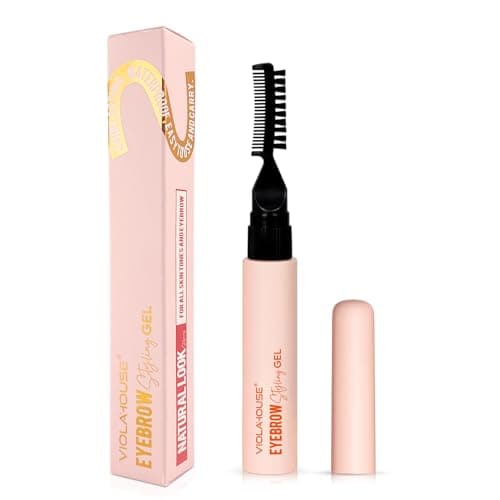 VIOLA HOUSE Gel Sourcils Transparent Fixateur,Imperméable,Savon Transparent,Sourcils Apprivoisés & Définis.27g/0.95oz