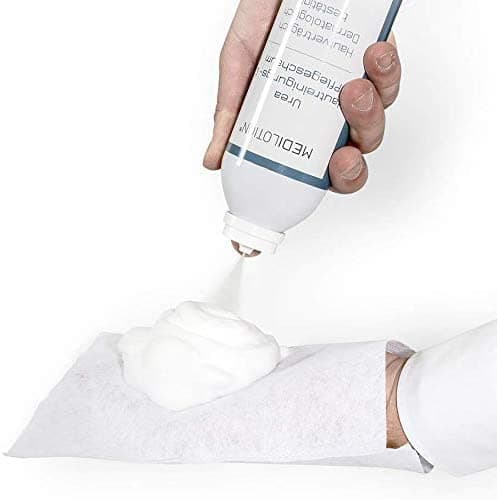 300 Gants de Toilette Jetables Ultra Doux - Non Tissés Molletonnés - Soins Médicaux et Hygiène - Blanc - Le Pro du Médical