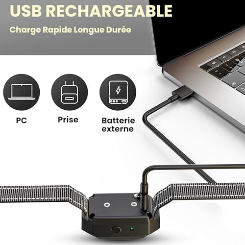 BULIFE Collier de Dressage pour Chiens, 1-50 Niveaux de Vibration, Portée 3000m avec Télécommande, étanche IPX67, 3 Modes : Super Vibration/Bip/Vibration,Rechargeable, pour Chiens de 3 à 55kg (1)