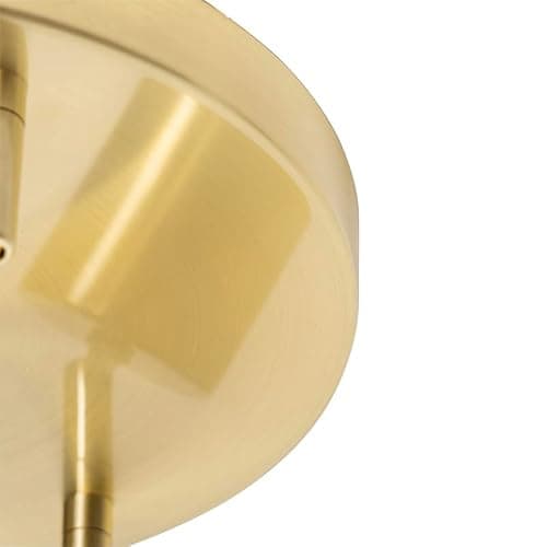 Qazqa java - Spot plafond, plafonnier - 3 lumière - Ø 25 cm - Doré/Laiton - Moderne - éclairage intérieur - Salon I Chambre I Cuisine I Salle à manger