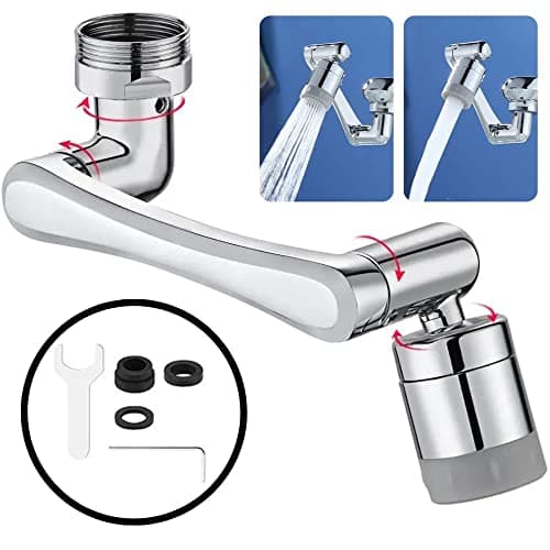 EN CUIVRE DE QUALITE | Extension robinet 1080°, mousseur robinet, economiseur d'eau pour robinet, filtre calcaire robinet, rallonge robinet, prolongateur robinet