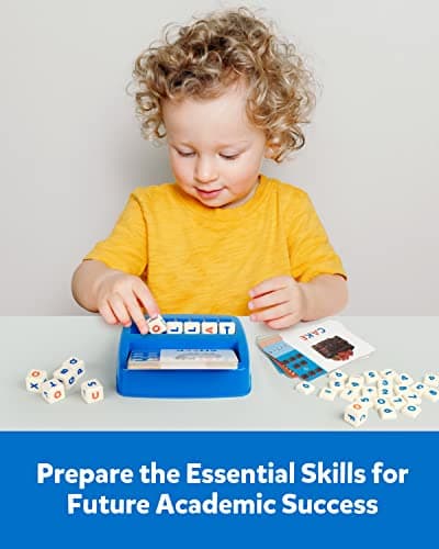 Coogam Jeu de Lettres Assorties, Alphabet Orthographe Lecture Cartes Flash, Math Nombre Mots Puzzle Montessori Apprentissage Précoce Cadeau Éducatif Jouets pour 3 4 5 Ans Enfants