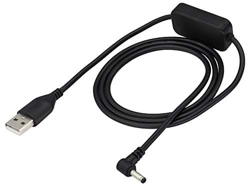 zdyCGTime USB 2.0 mâle à 90° DC3.5 * 1.35mm mâle 5v câble d'appoint coudé,adapté aux Ventilateurs,routeurs et Autres Petits équipements électroniques.(1m/1Paquet)