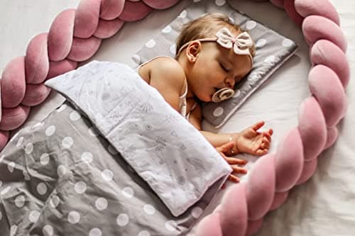 Bellochi Set de Couette Bebe 75x100 cm et Coussin Enfant 30x40cm - Couverture Enfant Réversible et Entièrement Lavable - 100% Coton - Tresor