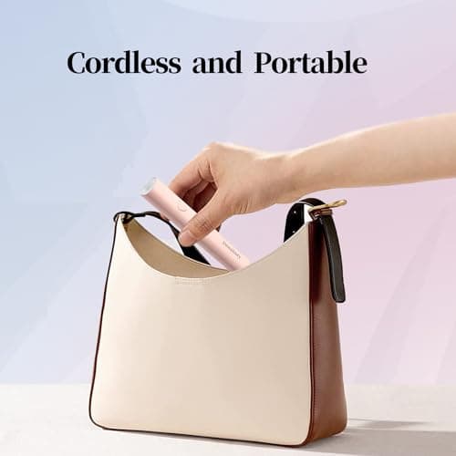 Lampe U V Ongles Gel, Denabuty Mini Lampe UV LED 3W Sans Fil, Séchoir à Ongles Efficace et Rapide Professionnel avec USB Rechargeable Portable pour Gel Pose Americaine, Vernis Semi Permanent Rose