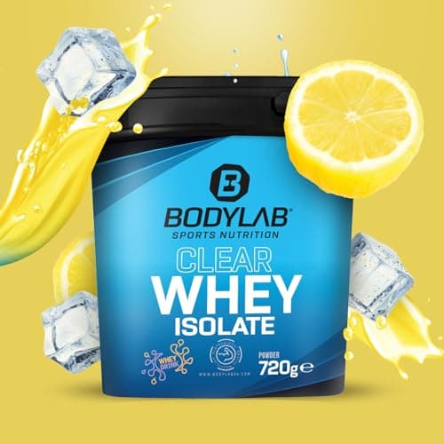 Bodylab24 Clear Whey Isolate 720g Thé glacé Citron, shake protéiné à base de 96% d'isolat de protéines de lactosérum, boisson fruitée rafraîchissante, peut aider à la construction musculaire